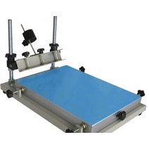 수동 smt 실크스크린 기계 티셔츠 스텐실 롤러 판화기, 소형 24x30cm