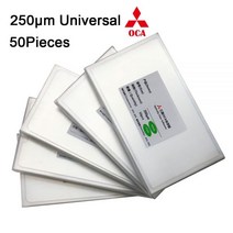 50pcs 유니버설 4.7 5.5 6.0 6.3 6.5 6.8 7.0 인치 광학 투명 접착제 OCA 필름 아이폰 모토 LCD 화면 라미, 06 6.8 inch, 한개옵션1