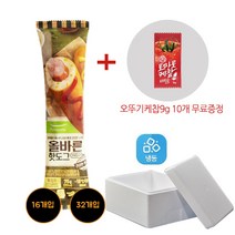 풀무원 올바른핫도그 75g 16개 32개, 풀무원 올바른 핫도그 낱개 16개