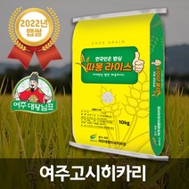 햅쌀 고시히카리 백미10kg 여주쌀 따봉라이스, 단품