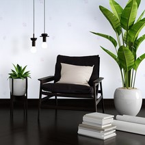 실크벽지 50cmX2.5m_셀프 도배지 붙이는 풀바른 벽지 접착 시트지 아이방 결로현상 곰팡이방지 스티커 방수, 로제 입체꽃화이트