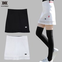 [미우골프-당일발송][단독특가] 미우 퍼블릭 삼색주름 프리미엄 여성골프 스커트