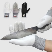 핸드맥스 식품용 절단 베임 잘림 방지 보호 장갑 파워컷5, 그레이, 1개