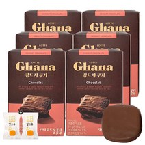 롯데제과 주전부리몰 가나 랑드샤쿠키(13입) x 6통(+밀크츄 2개포함), 1세트