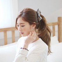 [키치아일랜드] 태터솔 체크 바나나 머리핀