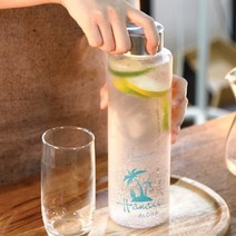 비프로젝트 하와이안 트라이탄 물병 2p, 1L, 알로하민트