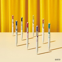 유니 BT21 유니볼원 볼펜 리미티드 한정판 UMN-SBT-38, EMERALD