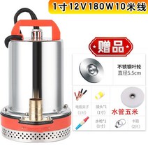 전동차 V24V 직류 잠복해 있다 O 펌프 48V60V 배터리 양수기 가정용 농용 선박용 우물이다 2523261583, 1인치 12V180W 10 미선 스텐