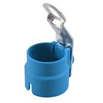 캠핑카 부품 빨간색/파란색 트레일러 플러그 홀더 7 핀/13 핀 커넥터 부품 견인 봉 주차 커버 액세서리 장, 01 BL