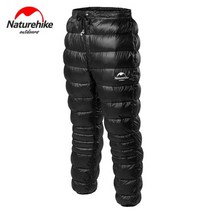 Naturehike 구스 패딩 남성 바지 다운 골프 여성기모등산 발열 겨울등산 남자 경량