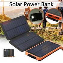 올인원파워뱅크 캠핑용 휴대용 배터리 2023 뜨거운 80000mAh 휴대용 초박형 보조베터리 Led 램프 빠른 충, 01 주황색_01 50001 mAh-100000 mAh