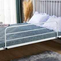 침대난간 가드 안전바 어린이 이층침대 병원 낙하방지, 흰색 세로 120cmx높이 40cm
