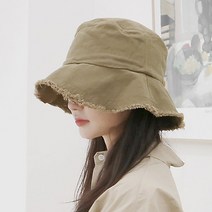 이코마켓 국산 남녀공용 코튼 올풀림 빈티지 버킷햇 벙거지 모자 캠핑모자
