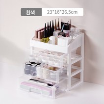 Dilnarina 네일 액세서리 공구 수납 선반 칸막이 투명 비주얼 서랍 다용도 화장 도구 테이블 수납함, 1개, 메이크업 박스, 하나