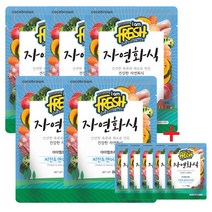 아이엠프레쉬 자연화식 치킨 연어 야채 80g 5개+5개 총 10개 강아지화식