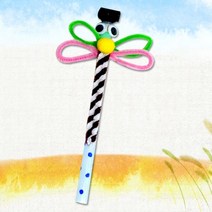 (만들기)잠자리 빨대 장난감 만들기 8개묶음