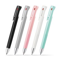 ZEBRA 블렌 3색 유성 볼펜 0.5mm 0.7mm B3AS88, 0.5, 화이트 (블렌 3C)