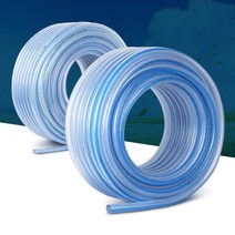 편사호스 고압 고무 pvc 분무기 연질 물호스연결 투명 수도꼭지, 편사호스 19x45