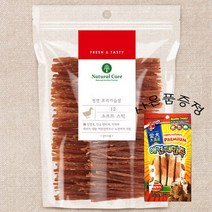 네츄럴코어 천연간식 애견간식 사사미 + 만도 스페샬 푸드 4p 증정, 1개, 12오리소프트스틱180g