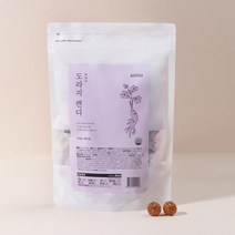 바라기 건강한 조청 도라지 프로폴리스 목캔디 사탕 선물용 파우치, 225g, 4개