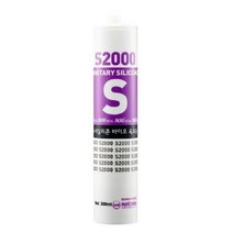 누리 바이오 실리콘 S2000 [반투명/백색] [욕조용/주방용] 곰팡이방지 실리콘, 백색
