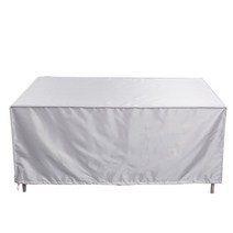 야외 방수 방진 가구 커버 정원 식탁 의자 수하물 커버119382, Silver, 123X123X74cm