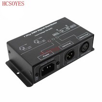 1인방송 라이브장비 DMX121 AC 100V-240V DMX LED 증폭기 분배기 신호 리피터 1CH 1 출력 포트 채널, 한개옵션0