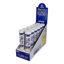 독일 유로비타 발포 비타민 (멀티비타민/칼슘+비타민D/아연+비타민C+E/비타민C1100) 20정 1개, 칼슘+비타민D (레몬)