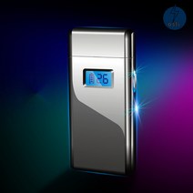 오슬리 카운트업 USB 플라즈마 라이터, 실버