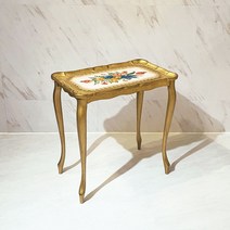 이태리 수입 엔틱 소품 페스카리시 R200 우드 네스트 테이블 - WHITE (화이트)