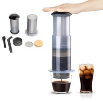 빙수기 가정용 팥빙수 눈꽃빙수 휴대용 에스프레소 커피 메이커 카페 프렌치 프레스 포트 필터 포함 페이퍼 키트 콜드 브루