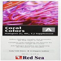 Red Sea Fish Pharm ARE22043 Reef Colors Iodine/Halogens Supplement-A for Aquarium 500ml null, 1