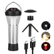 캠핑 랜턴 감성 3000mah 조명 blackdog 골 제로 비상 손전등 캠프 용품 용, 1 세트 등대