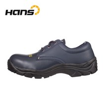 한스 4인치 캐쥬얼 정전화 절연화 안전화 작업화 천연소가죽 네이비