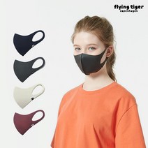 피톤치드 함유 구리 항균 마스크 (3매입) (4컬러3사이즈), 3pcs_네이비, 00L