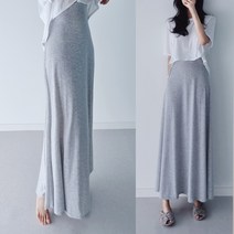 나날샵 텐셀 스판 시원한 여성 롱스커트