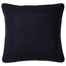 이케아 보렐드 쿠션커버 블랙블루 50x50cm 면100%