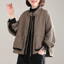 아우터 러쉬 빅사이즈 여성복 패딩 패션 루즈핏 여상의 봄가을 코디