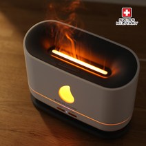 스위스밀리터리_ 불멍 가습기 SMA-FM200 (감성무드등 캠핑 충전휴대), 단품