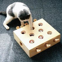고양이 장난감 캣펀치 움직이는 두더지 잡기_도매, 8구