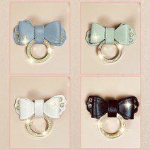 튜모 더뉴 팰리세이드 그랜저IG 벨로스터 아반떼AD LF쏘나타 투싼 i30 싼타페FE 스타리아 차량 용품 TPU 스마트키케이스 키링 키홀더, 리본 키링, 블랙
