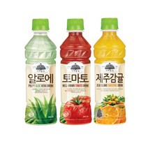 웅진식품 [웅진식품] 가야농장 쥬스 340ml x 24페트(알로에/토마토/제주감귤 중 택1), 토마토