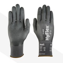 안셀 하이플렉스 11-849 작업장갑 1켤레 니트릴코팅 완전코팅장갑 정전기방지, 10호