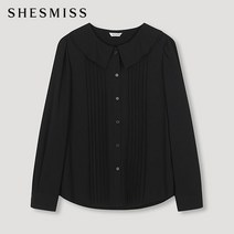 [쉬즈미스(SHESMISS)] [쉬즈미스] 핀턱 러플 카라 블라우스_SWWBLM31060_