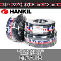 한길 에어 파워 고압 PVC 콤프레샤 공구 호스, 19mm x 1M