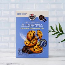 [메가마트]CJ 백설 초코칩 쿠키 믹스 290g, 1개