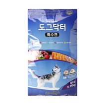 도그닥터 특수견15kg 골든리트리버 닥스훈트 불독 허스키 달마시안 도베르만핀셔 세인트버나드 그레이트데인 개사료대용량, 도그닥터특수견15kg