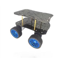 메카넘 자동차 로봇 4WD DIY TT 키트 옴니, 8아크릴TT모터섀시더블레이어