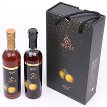 포코테라 순매실세트 매실청500ml+매실식초500ml 황매실원액, 매실청＋매실청, 500ml