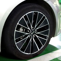 [카르쉐] K5 휠 홀로그램 스티커 불판휠 카본 휠스티커 프로텍터 18인치, 1세트, Car_유광카본블랙